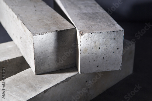 rectangular blocks from concrete photo