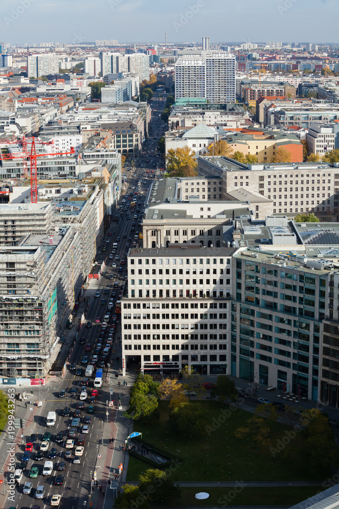 Berlin cityscape view