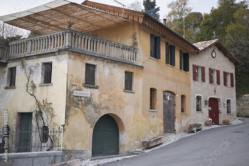 Asolo, Italy - March 26, 2018 : View of the old streets of Asolo