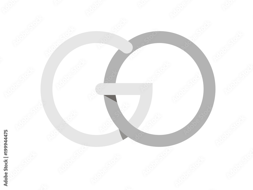 GO and OG Initial Logo for your startup venture GO and OG Initial Logo for your startup venture