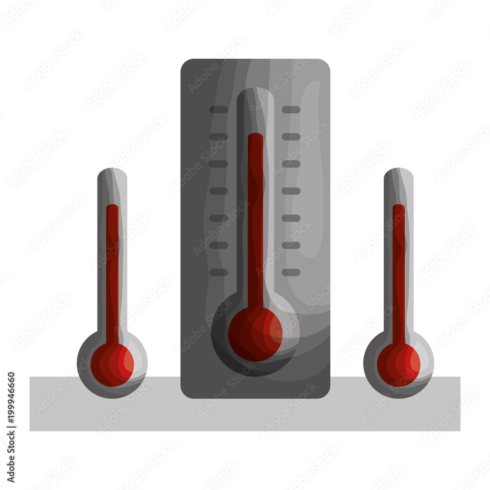 thermometers measure temperature icon vector illustration design thermometers measure temperature icon vector illustration design