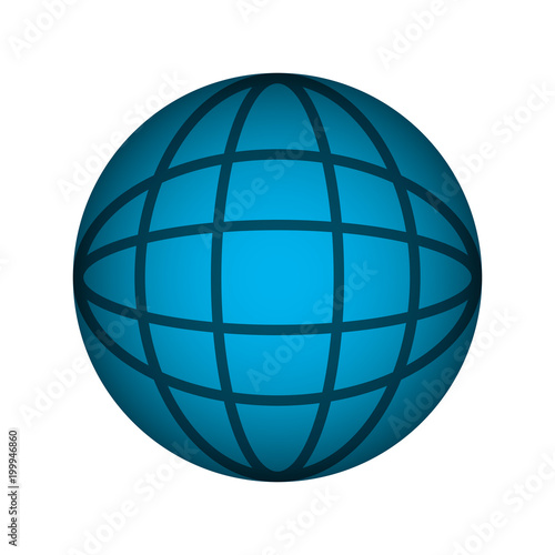 planet sphere isolated icon vector illustration design