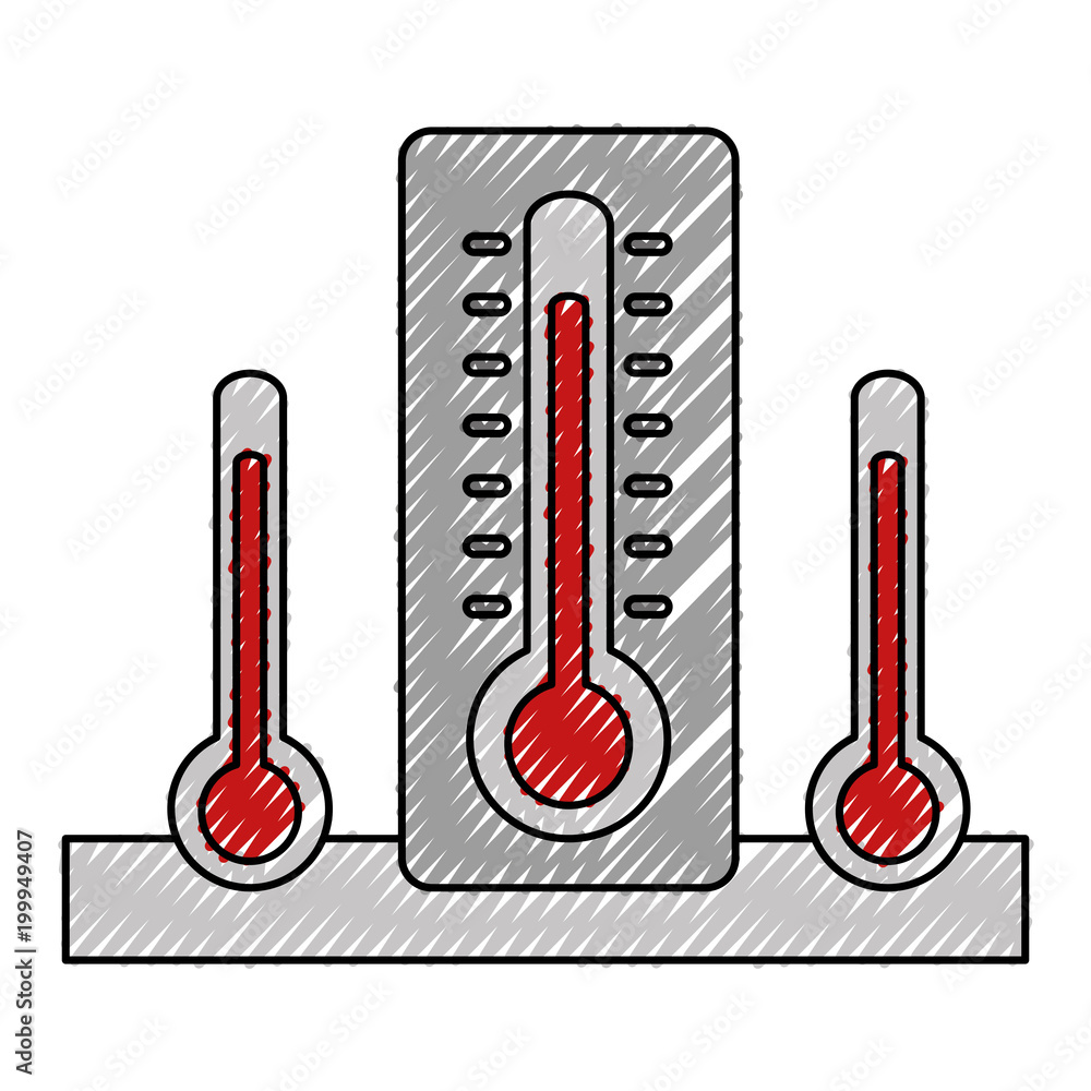 thermometers measure temperature icon vector illustration design thermometers measure temperature icon vector illustration design