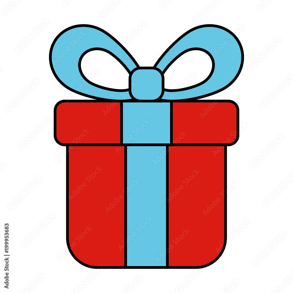 gift box present icon vector illustration design gift box present icon vector illustration design