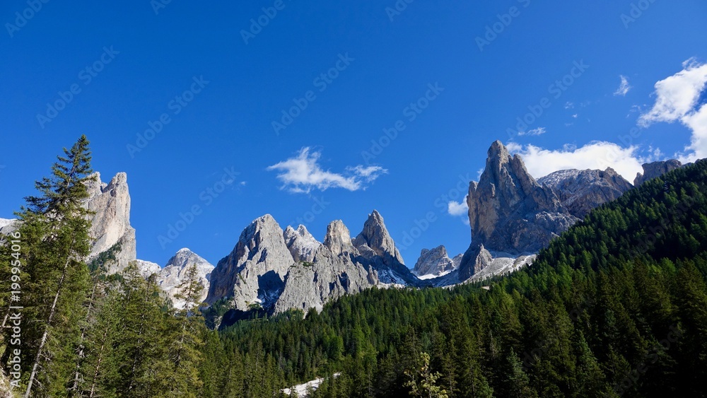 Bergwandern im Hochgebirge, Alpen, Dolomiten