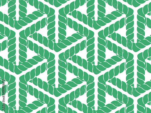 braided ropes vector pattern, Modern stylish texture. Repeating geometric tiles background.