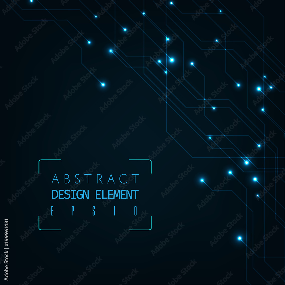 Obraz premium Abstract technology background