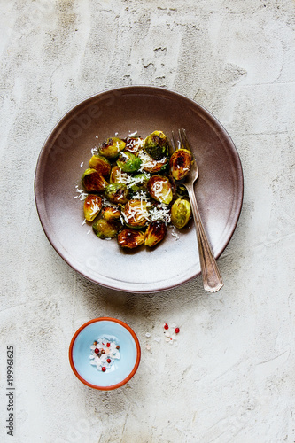 Brussels sprouts with parmesan