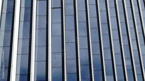 Wallpaper Mural Reflection of clouds on a building facade. Time lapse. Torontodigital.ca