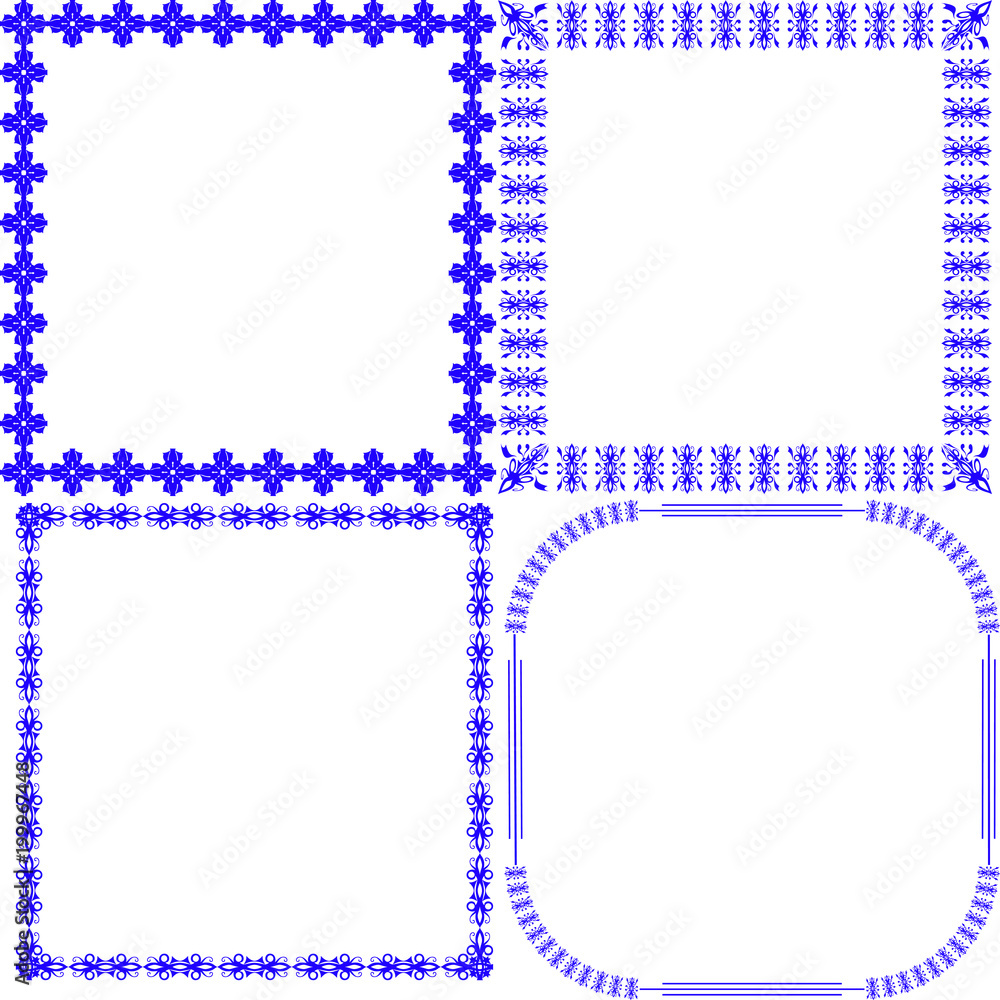 decorative frames set for graphic design projects decorative frames set for graphic design projects
