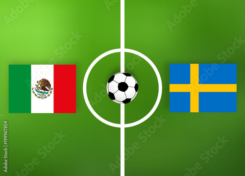 Mexiko gegen Schweden - Fußball