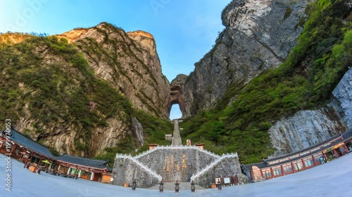 Tianmen Mountain Landmark Nature Travel Place Of Zhangjiajie, Changsha, China