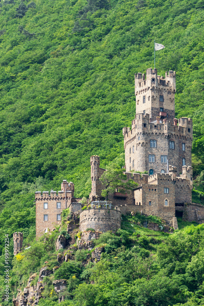 Burg Sooneck zwischen Bingen und Bacharach am Rhein, Rheinland-Pfalz