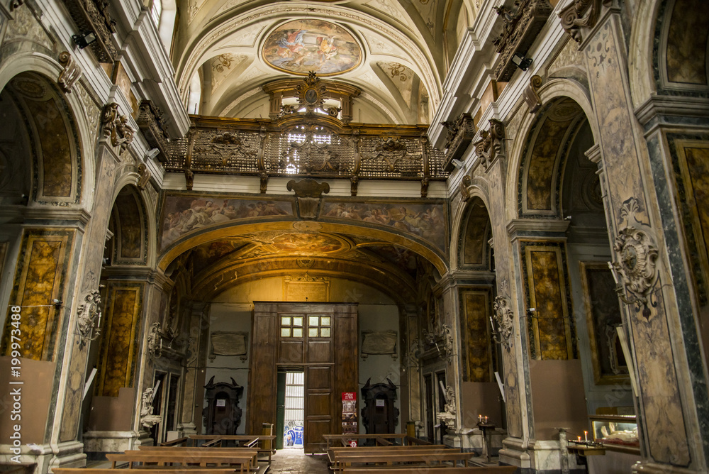 Fototapeta premium Church of the saints Filippo and Giacomo in Naples, Italy