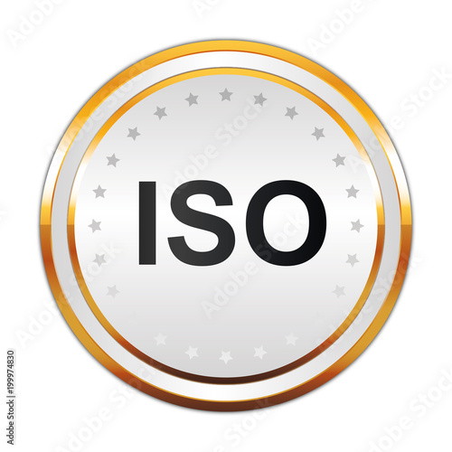 Luxus Button weiß - ISO