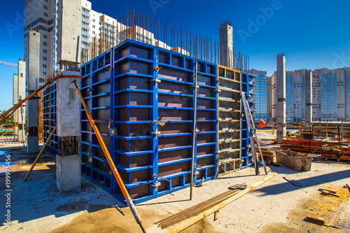 Bild auf Leinwand Home construction
