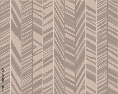 Light brown laminate and parquet background with wooden zebrano texture. Vector seamless pattern