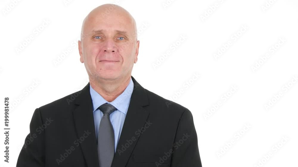 Manager Smiling and Looking Confident Businessman Interview Presentation Manager Smiling and Looking Confident Businessman Interview Presentation
