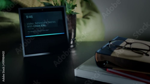 4K Smart Home Device Showing Nearby Cafe