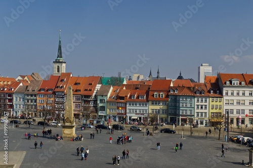 The cathedral place of Erfurt