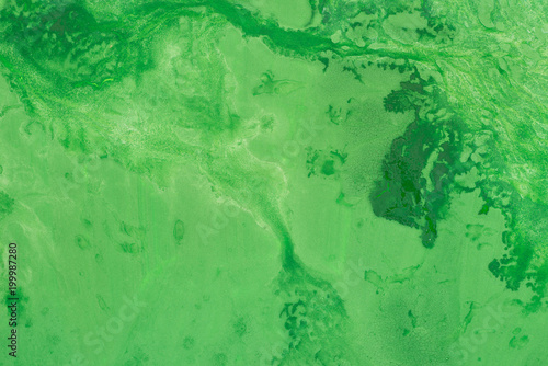 green watercolor painted background texture