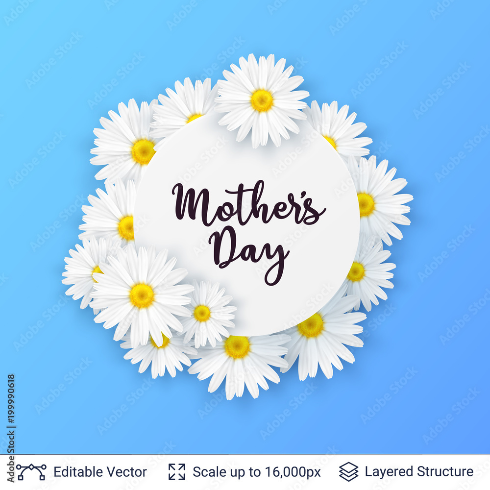 Mother's day greeting card template. Mother's day greeting card template.