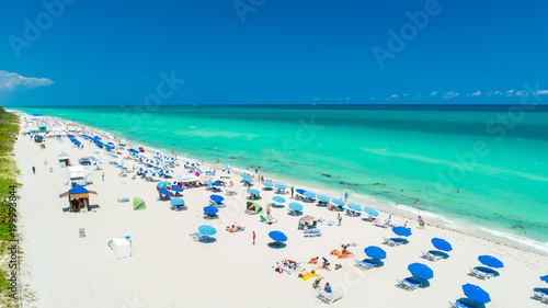 Aerial view of South Beach, Miami Beach, Florida. USA © miami2you