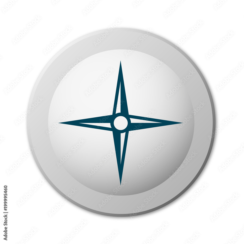 runder realistische Schaltfläche - Navigator runder realistische Schaltfläche - Navigator