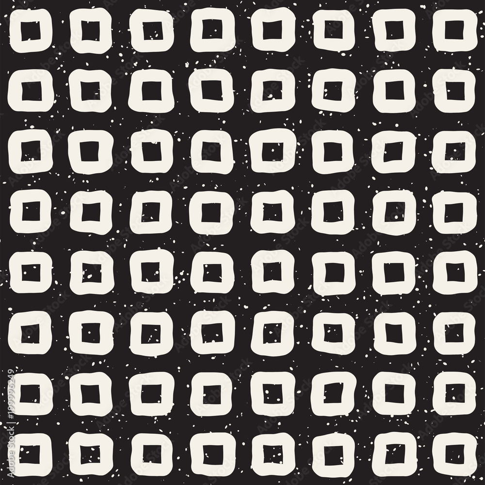 Hand drawn style ethnic seamless pattern. Abstract grungy geometric background in black and white. Hand drawn style ethnic seamless pattern. Abstract grungy geometric background in black and white.