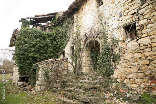 old ruined village photo