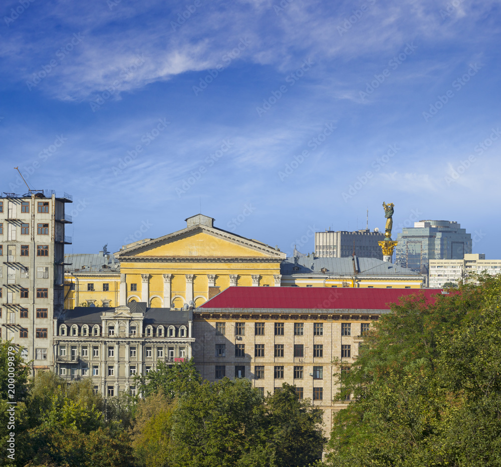 Cityscape of Kiev