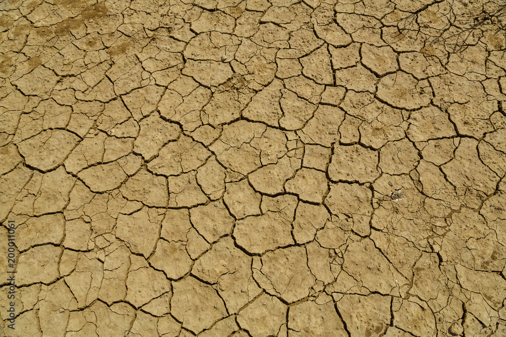 cracked earth from the heat.Texture. Horizontal frame cracked earth from the heat.Texture. Horizontal frame
