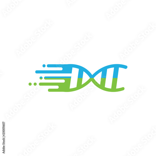 Dna Speed Logo Icon Design