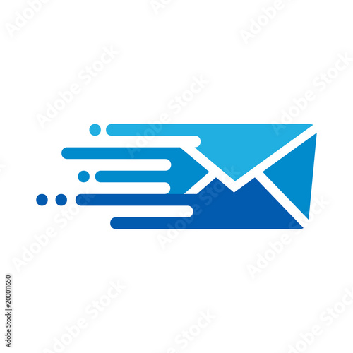Mail Speed Logo Icon Design