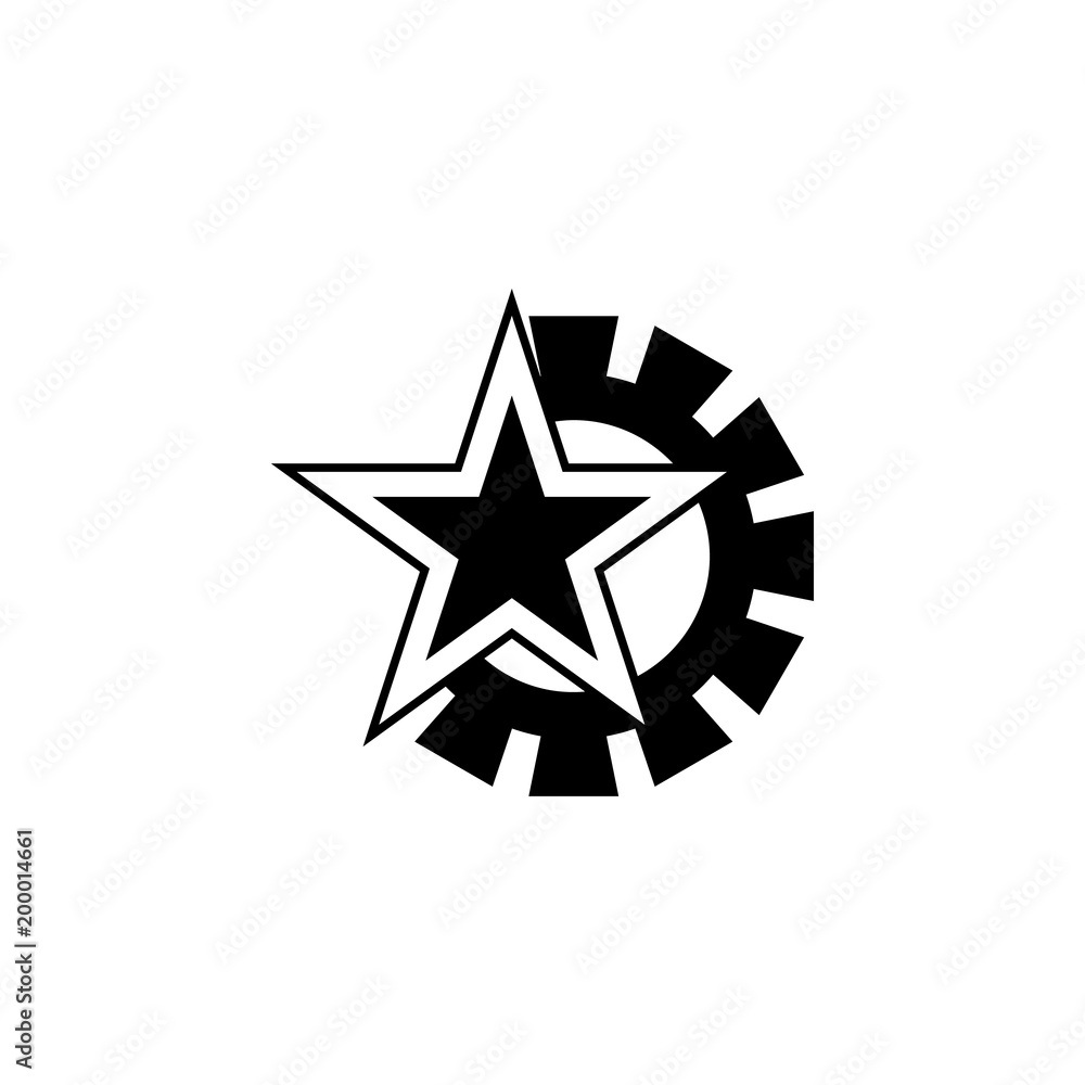 Communist star and mechanism icon. Element of communism illustration. Premium quality graphic design icon. Signs and symbols collection icon for websites, web design, mobile app Communist star and mechanism icon. Element of communism illustration. Premium quality graphic design icon. Signs and symbols collection icon for websites, web design, mobile app