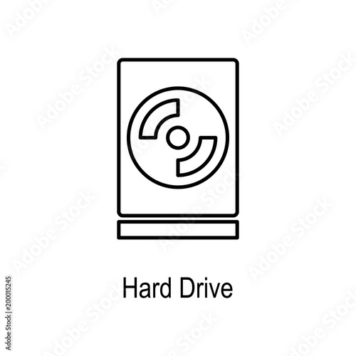 Free Download internal hard drive icon. Element of computer part for mobile concept and web apps. Thin line  icon for website design and development, app development. Premium icon - GFXLoad