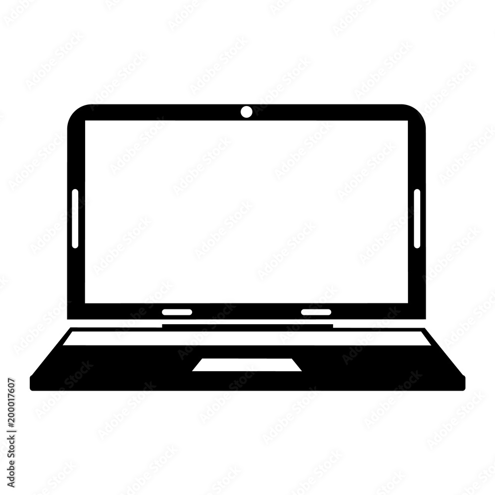 Electronic with office, laptop and notebook Electronic with office, laptop and notebook