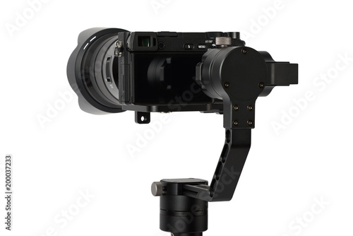 Stabilization System with 3-axis gimbals   Mirrorless Camera