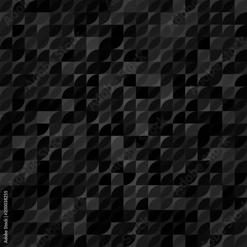 Seamless vector background with random dark elements. Abstract ornament. Dotted abstract pattern