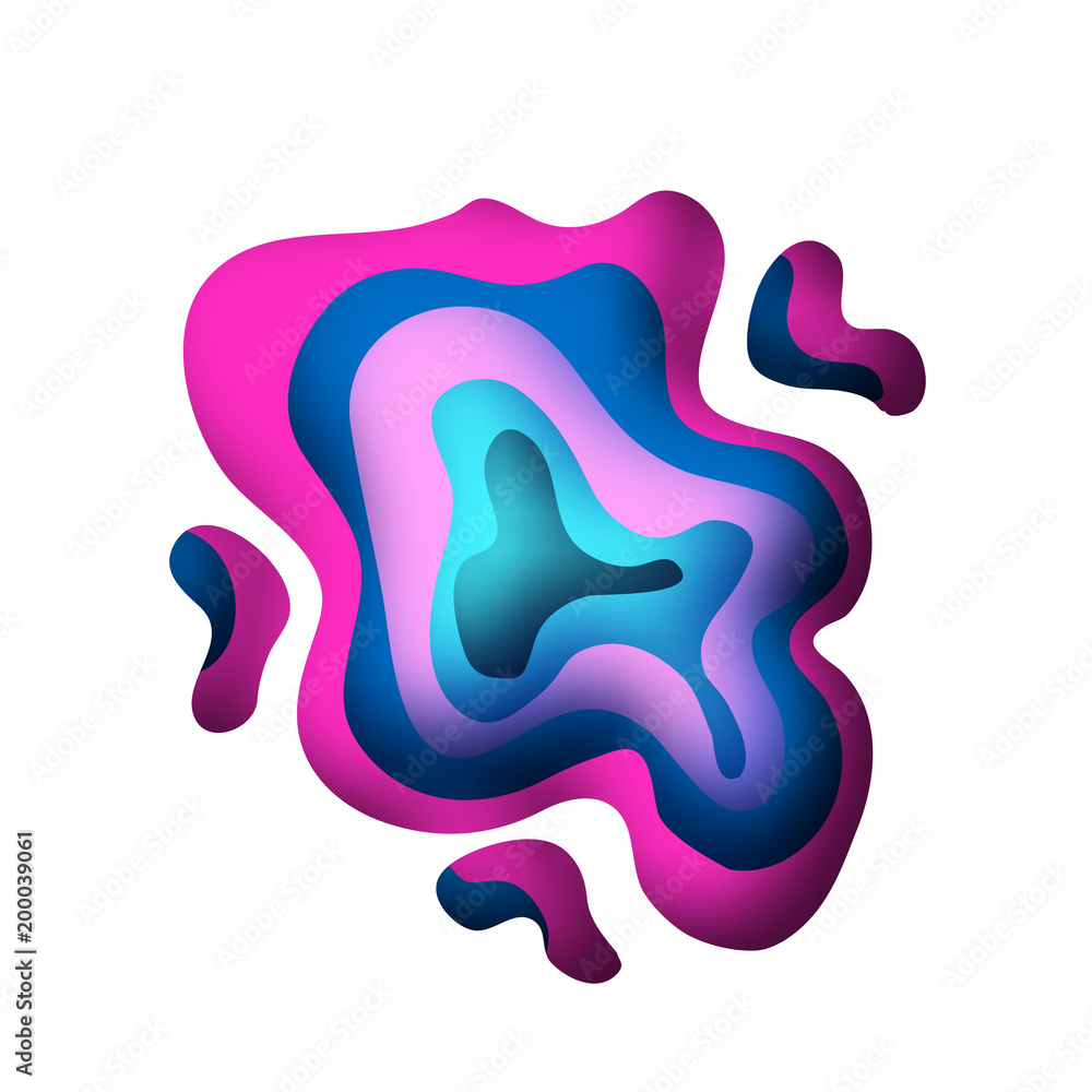 3D abstract background with paper cut shapes. .Layered tunnel wave background. Shadows box. Vector design for business presentations, flyers, posters. 3D abstract background with paper cut shapes. .Layered tunnel wave background. Shadows box. Vector design for business presentations, flyers, posters.