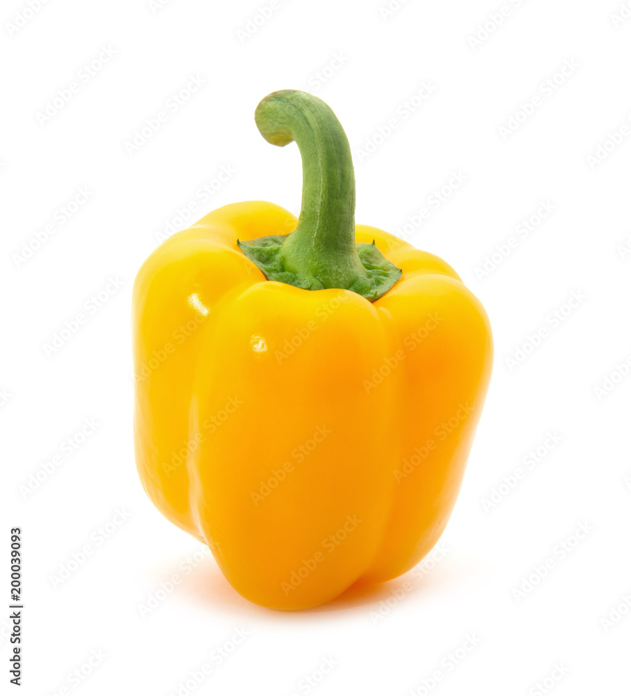 Sweet pepper isolated on a white background Sweet pepper isolated on a white background