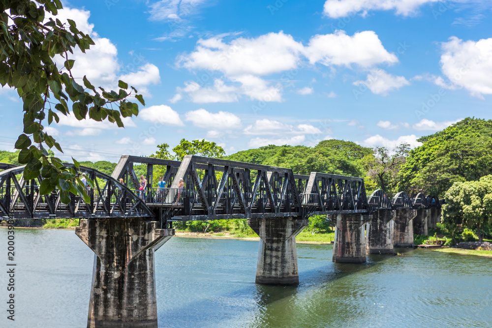 The Bridge of the River Kwai, Kanchanaburi, Thailand.