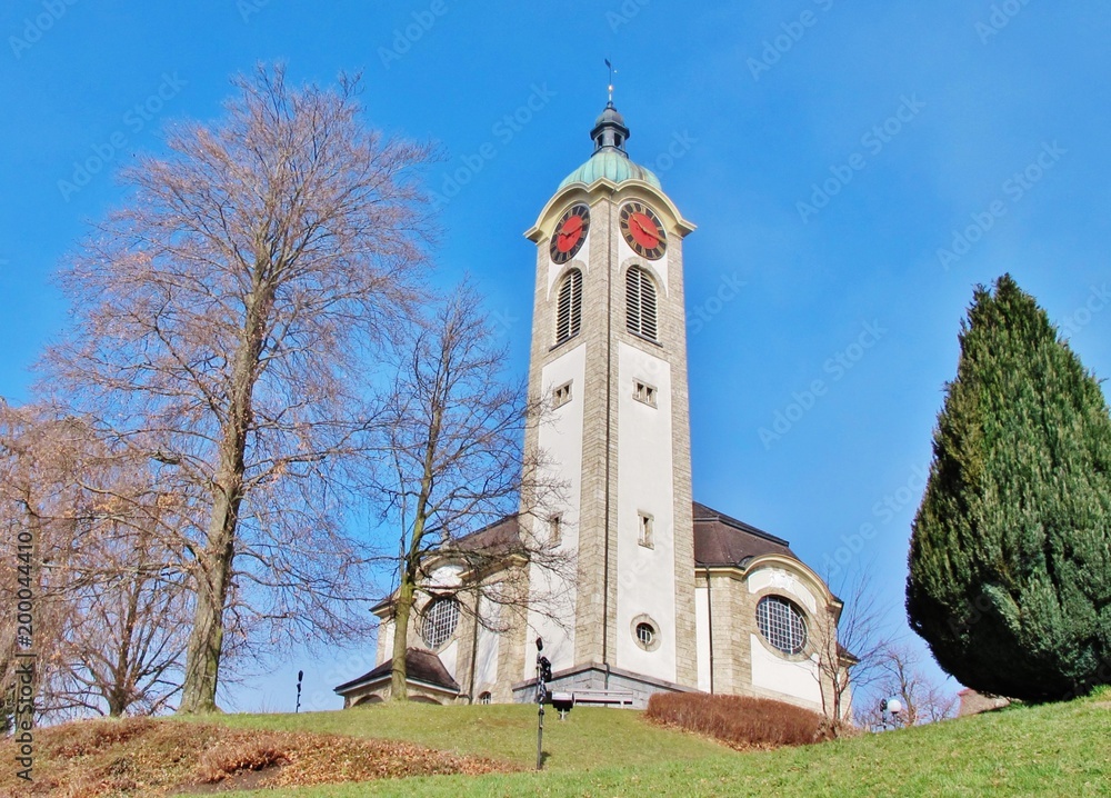 Evangelische Kirche Haldenbüel, Gossau SG, Schweiz