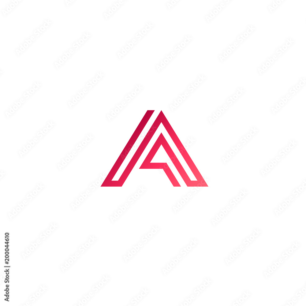 Vector logo design template for business. A letter Vector logo design template for business. A letter