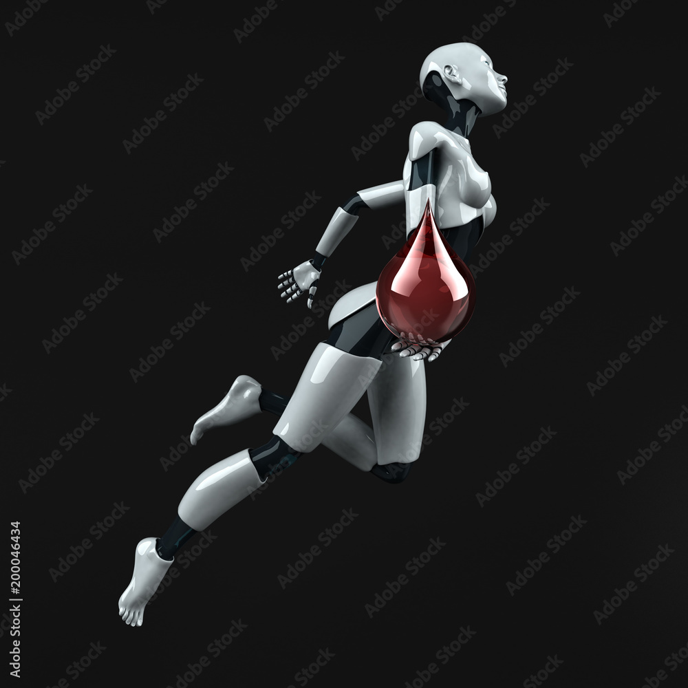 Robot - 3D Illustration Robot - 3D Illustration