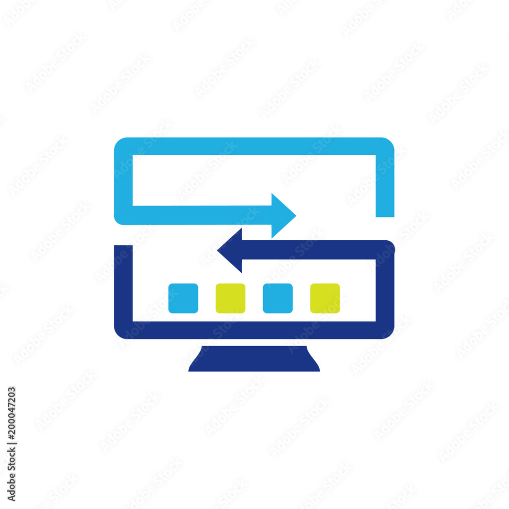 Computer Arrow Logo Icon Design Computer Arrow Logo Icon Design