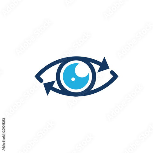 Eye Arrow Logo Icon Design