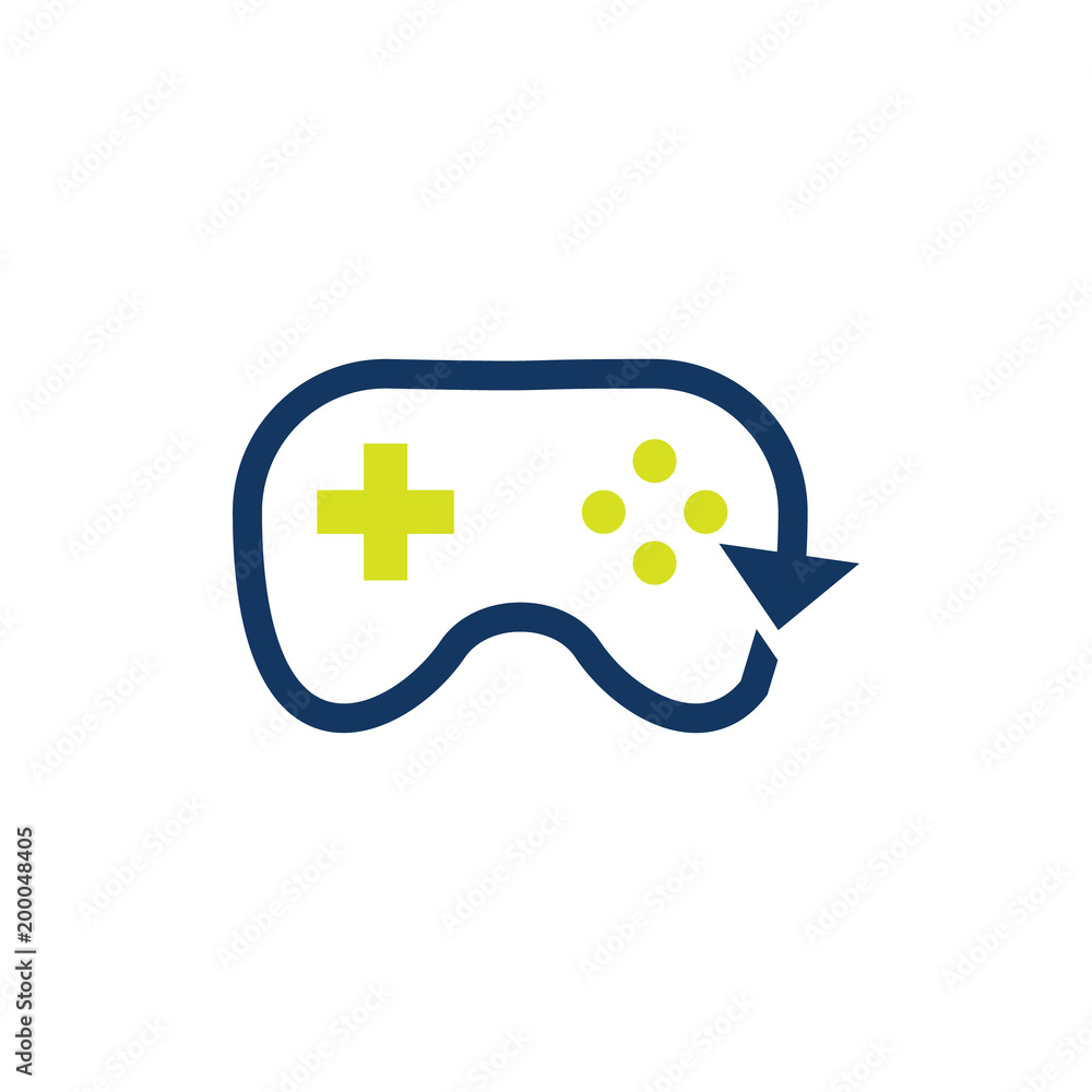 Game Arrow Logo Icon Design Game Arrow Logo Icon Design
