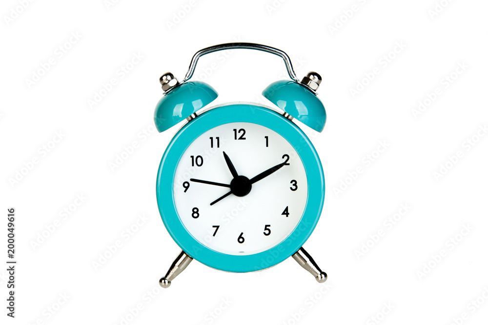 Alarm clock isolated on white Alarm clock isolated on white