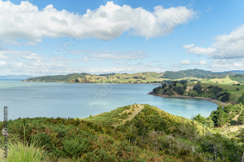 scenic shot of shore in Waitawa Regional Park, New Zealand